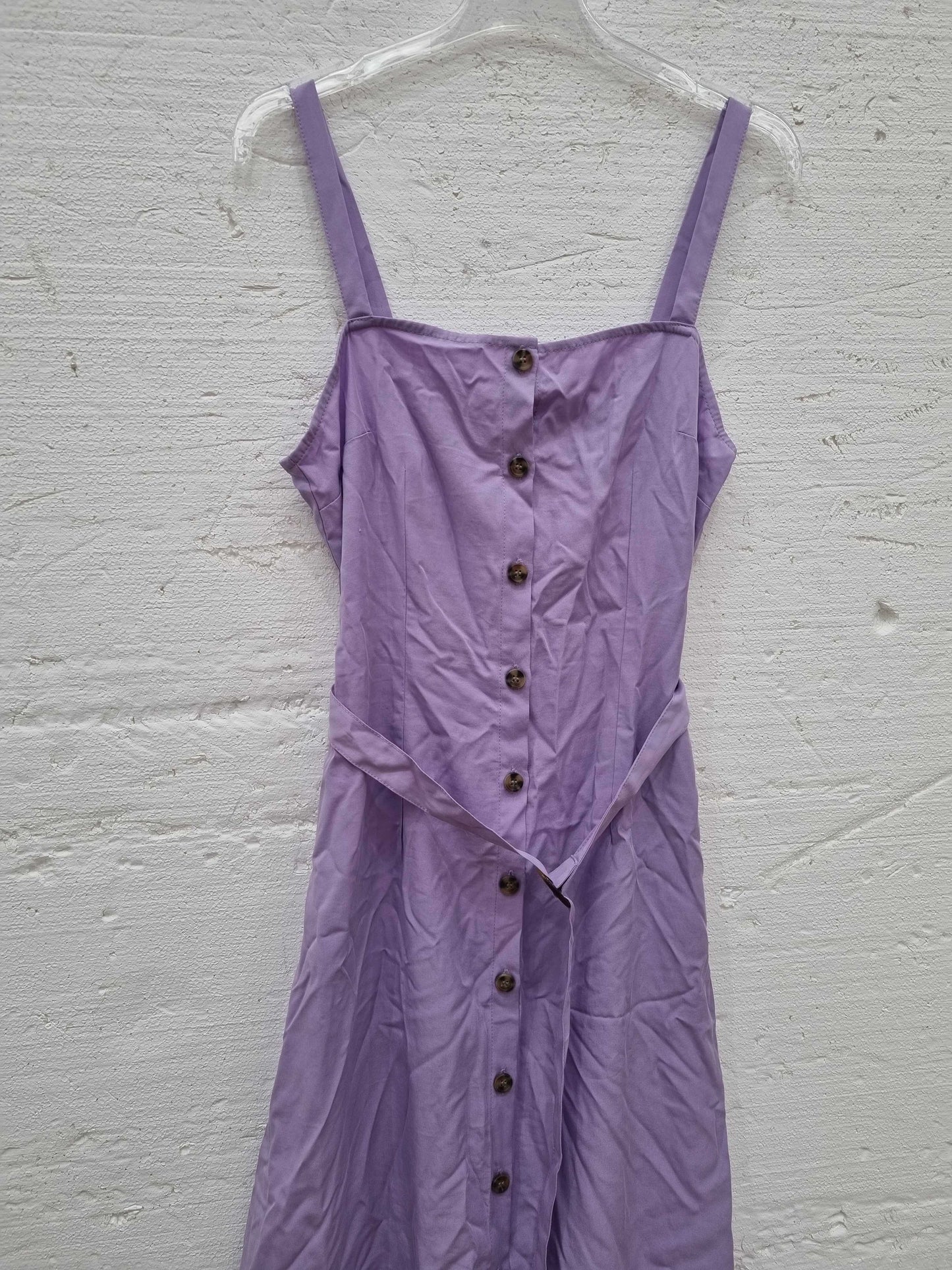 Great Plains Violet Button Up Midi Dress Violet Uk 12 Violet Uk 12