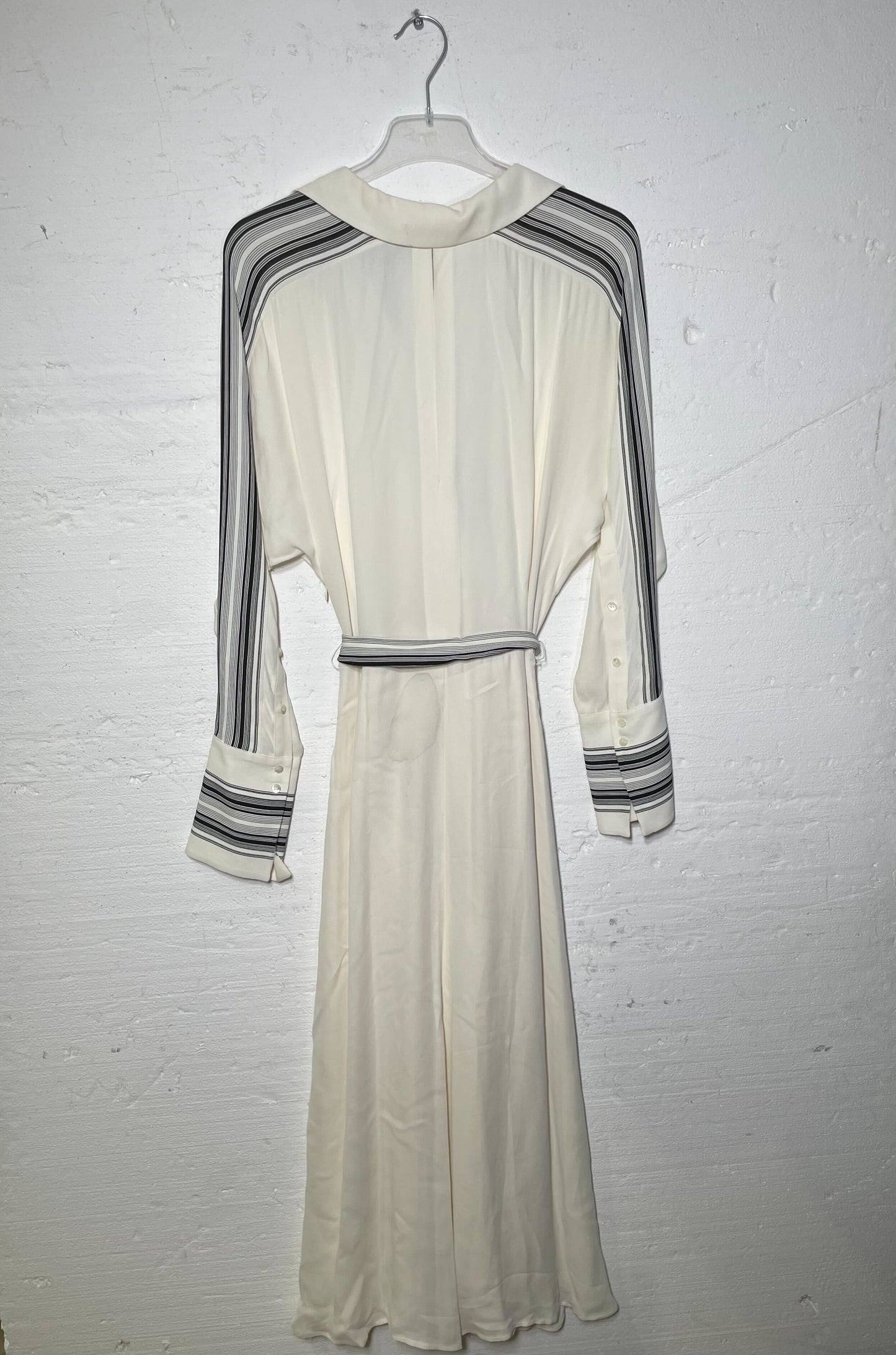 Reiss Ecru Nyla Tie Midi Dress  Ecru UK 10 Ecru UK 10