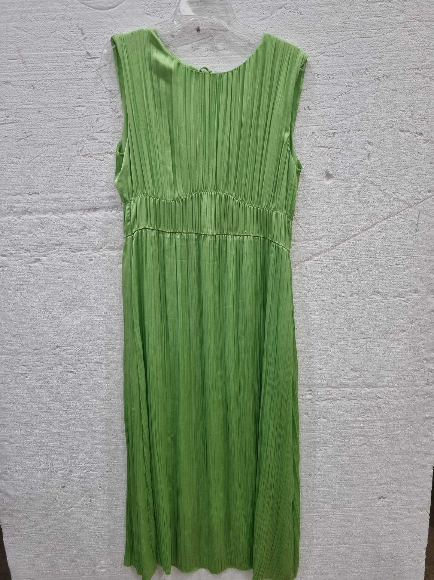 Arket green satin dress Green 42