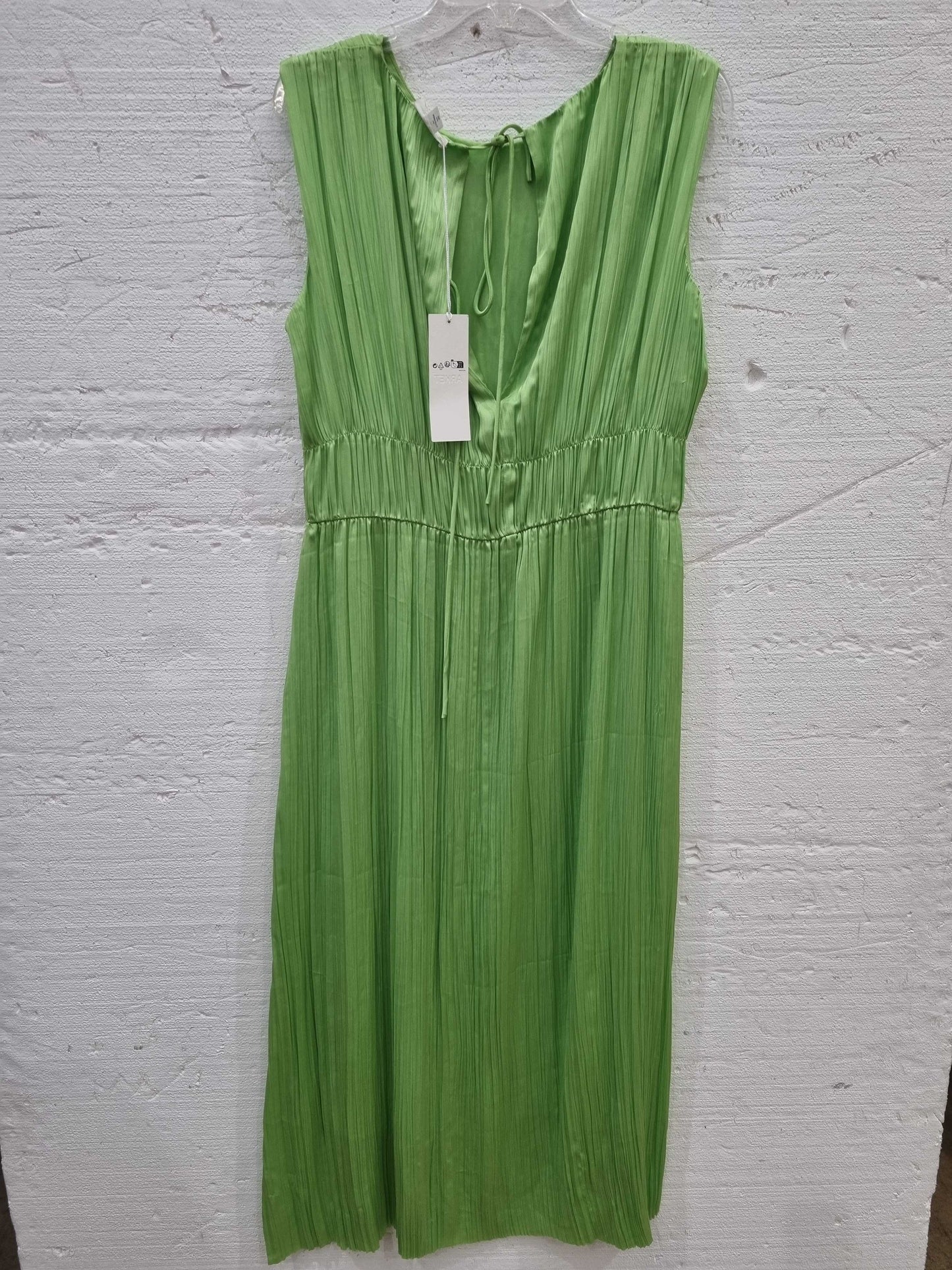 Arket green satin dress Green 42