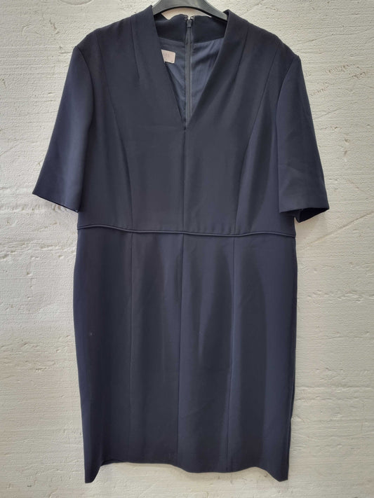 Hobbs london Abi Dress  Navy Uk 18