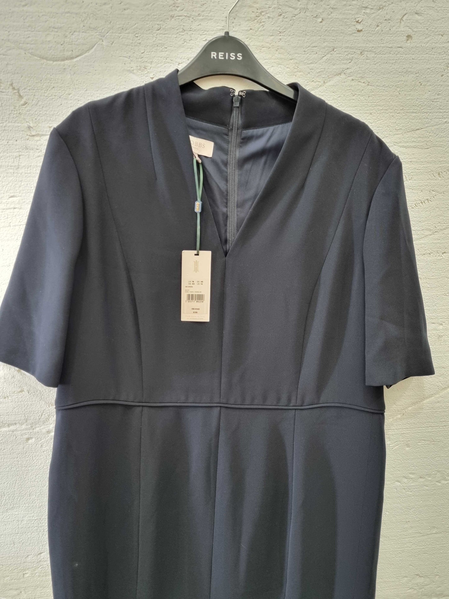 Hobbs london Abi Dress  Navy Uk 18