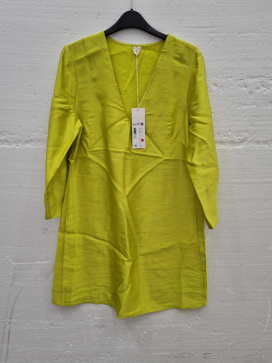 Mini Tunic Dress - Green - ARKET Green UK  10