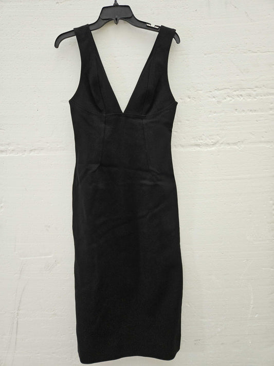 Victoria Beckham Fitted Dress Black UK 10