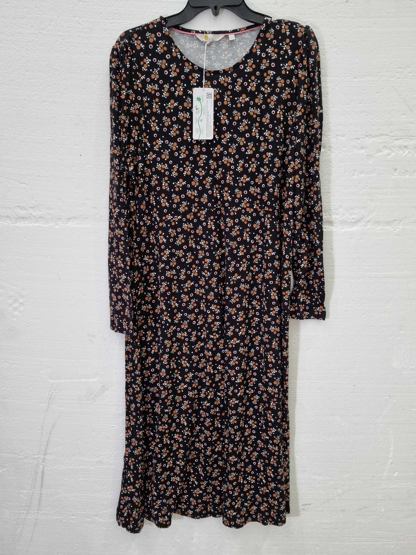 Boden Willow Jersey Dress Black UK  18 R