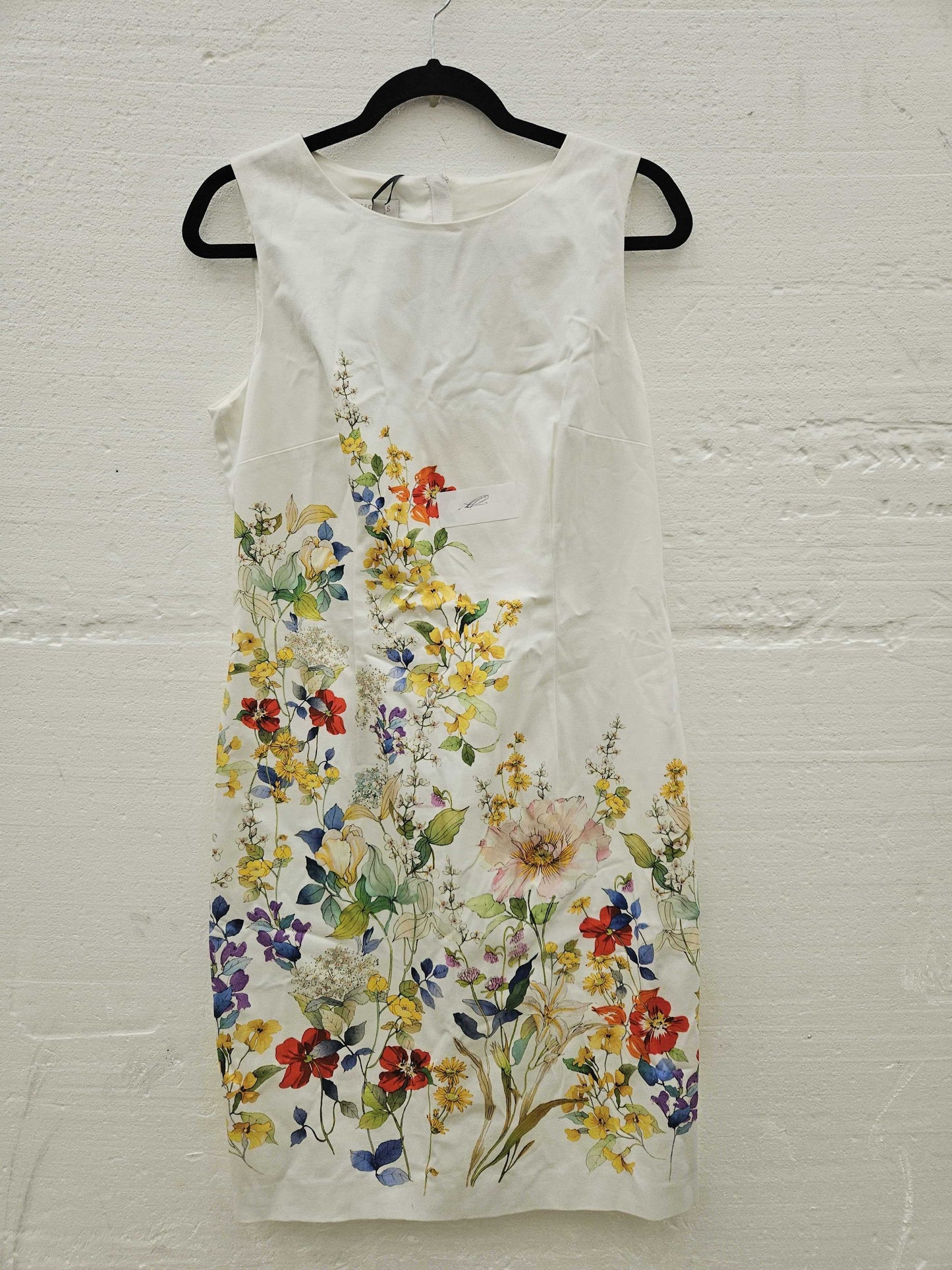 Hobbs Mini Dress White UK 12