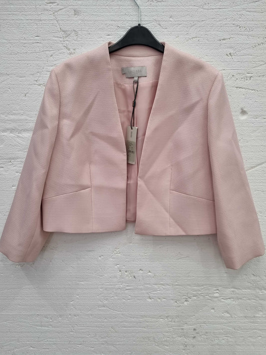 Hobbs London EMILY JACKET Blush pink UK  16