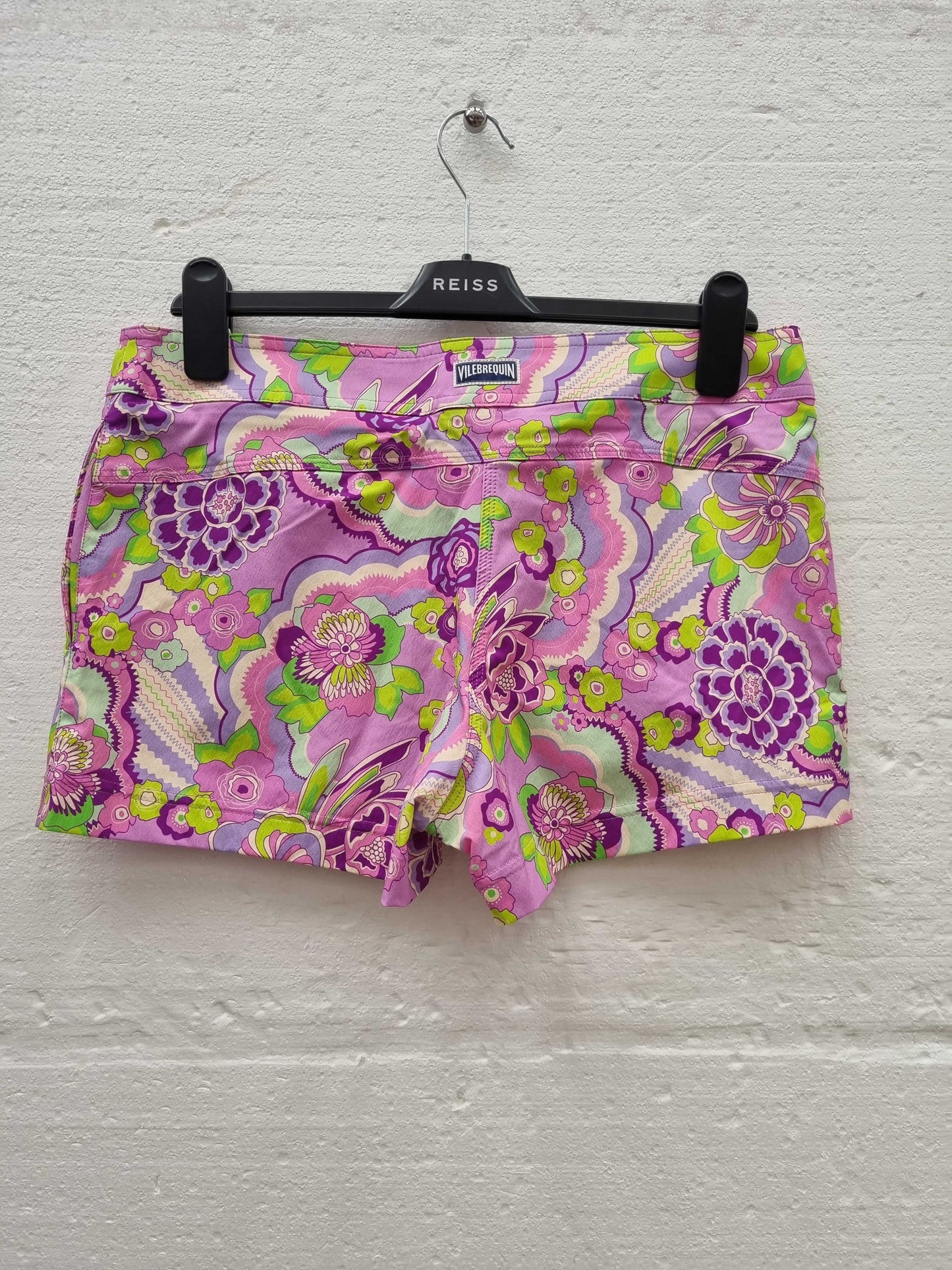 Vilebrequin Multi Floral Print Swim Shorts Purple Medium