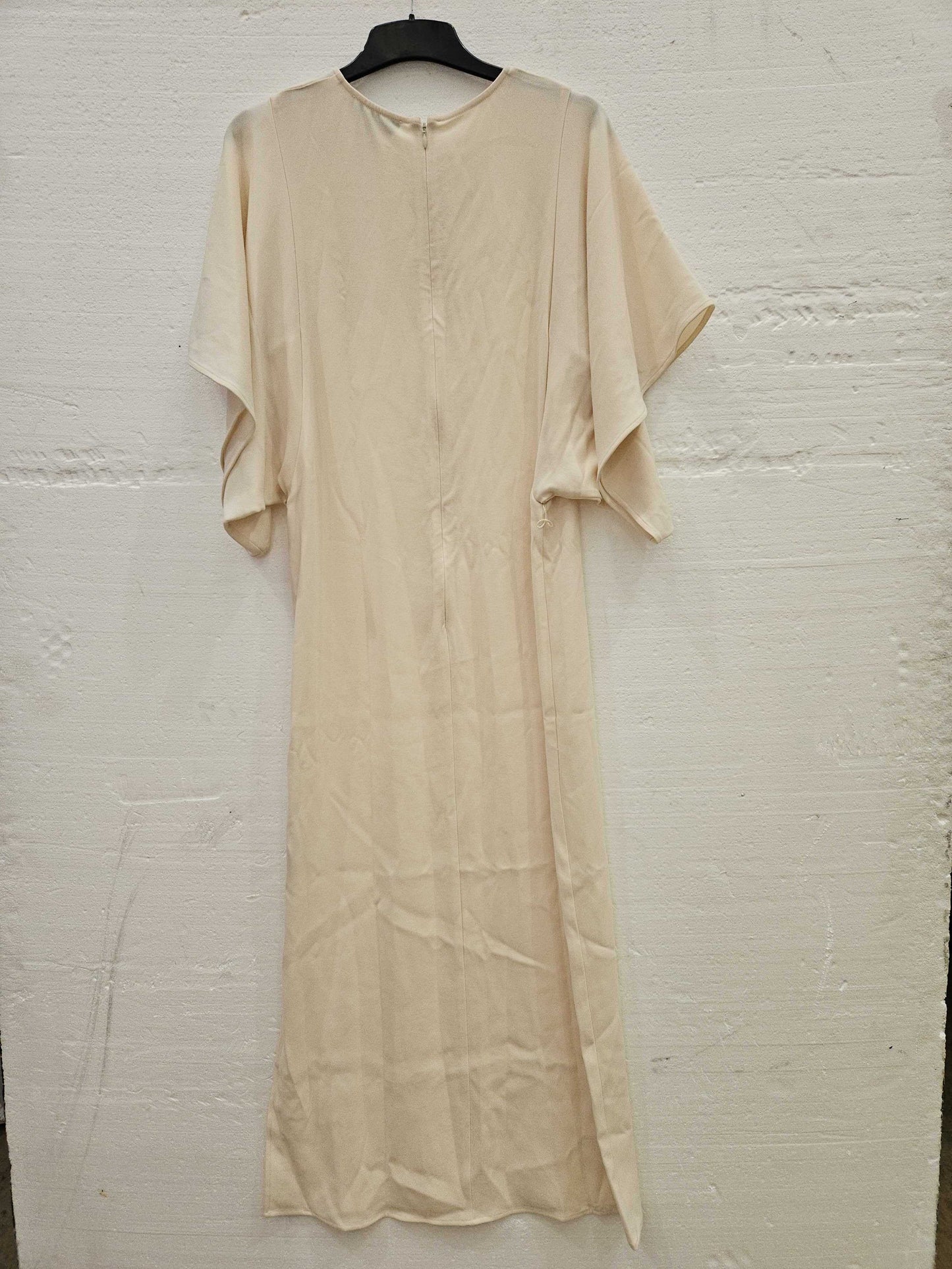 Reiss Sleeve Midi Dress Yellow UK 10