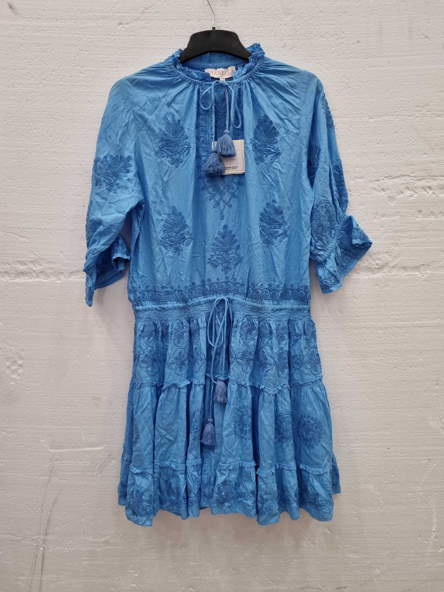 SIENNA DRESS CORNFLOWER Blue Large/ X Large