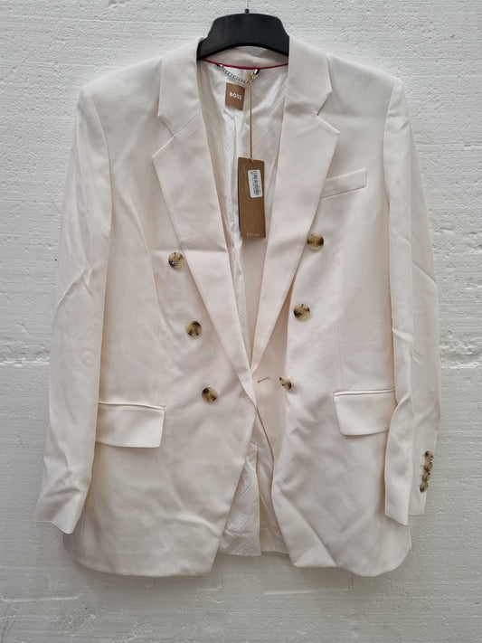 BOSS White Jatera Blazer White UK 10