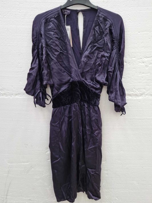 Ghost purple Satin Dress Purple Small