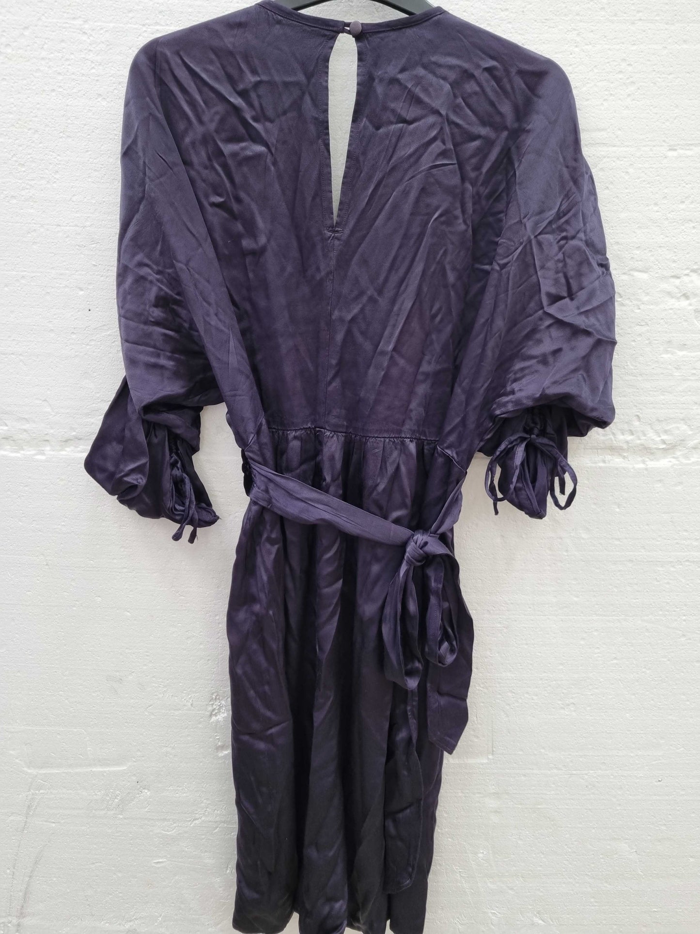 Ghost purple Satin Dress Purple Small