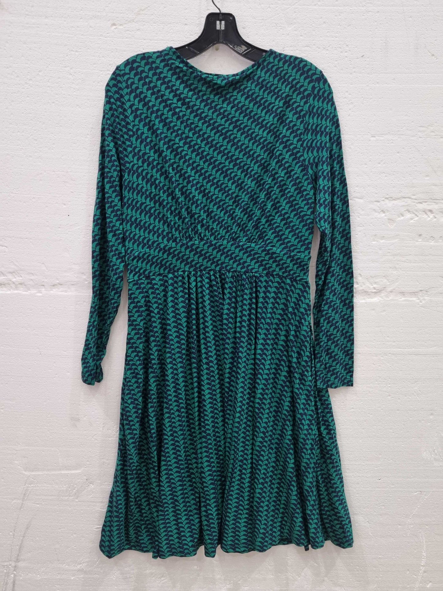 Boden Green Thea Short Jersey Dress Green Uk 12R