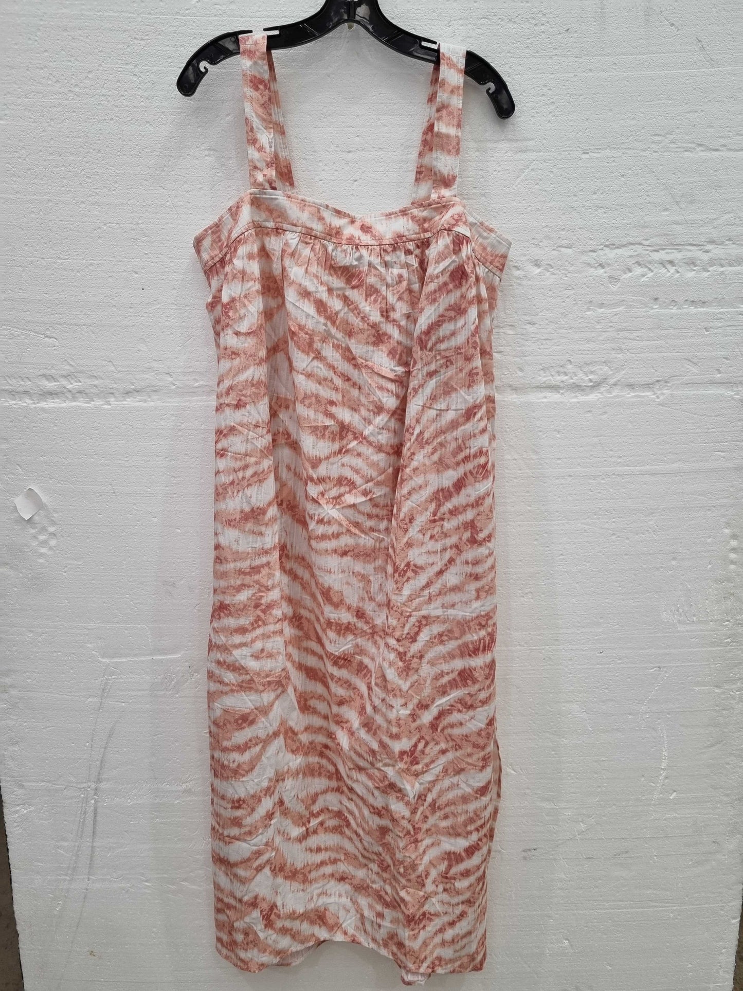 Allsaints Arielle Areias Dress Pink Uk 12