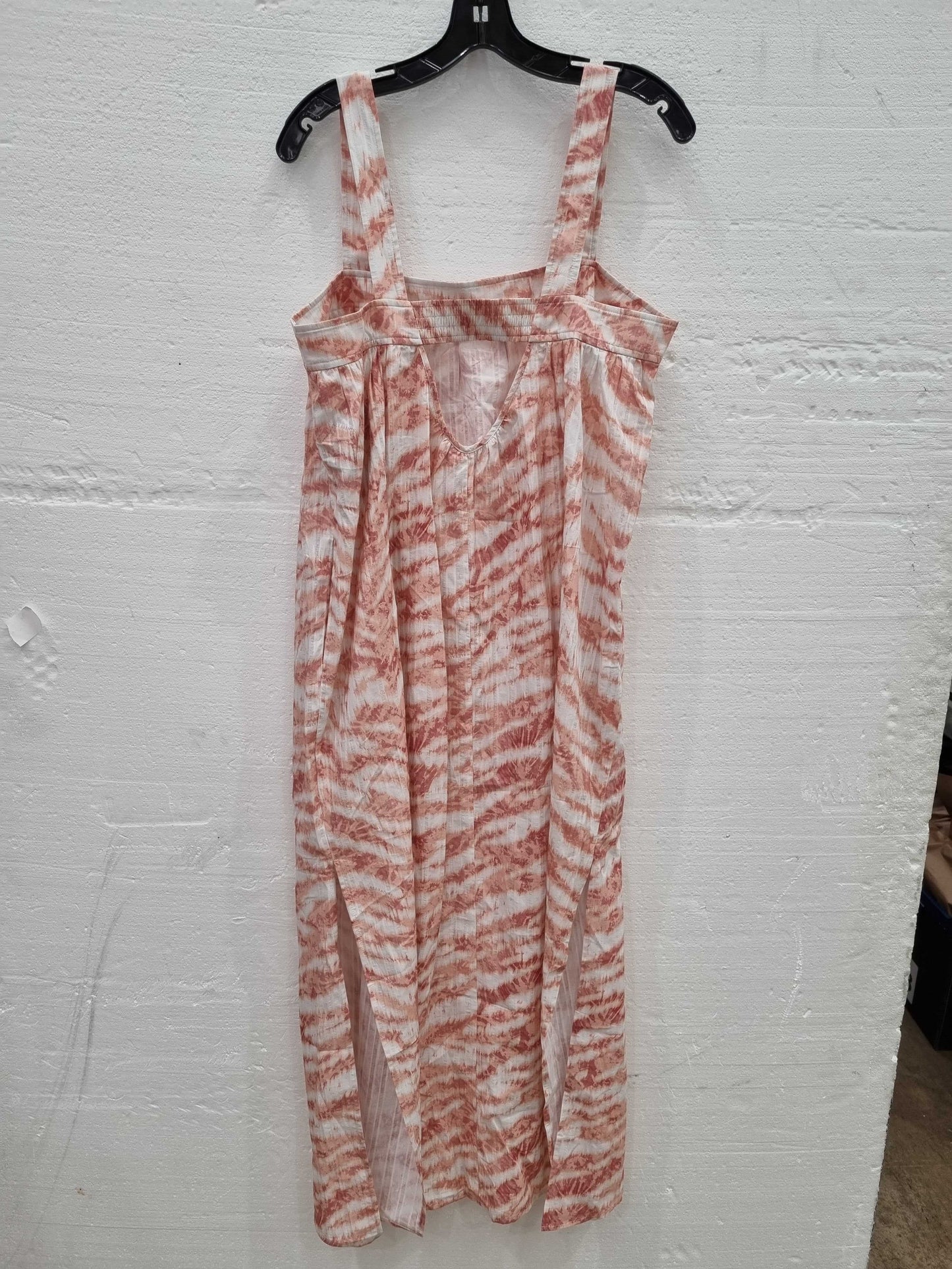 Allsaints Arielle Areias Dress Pink Uk 12