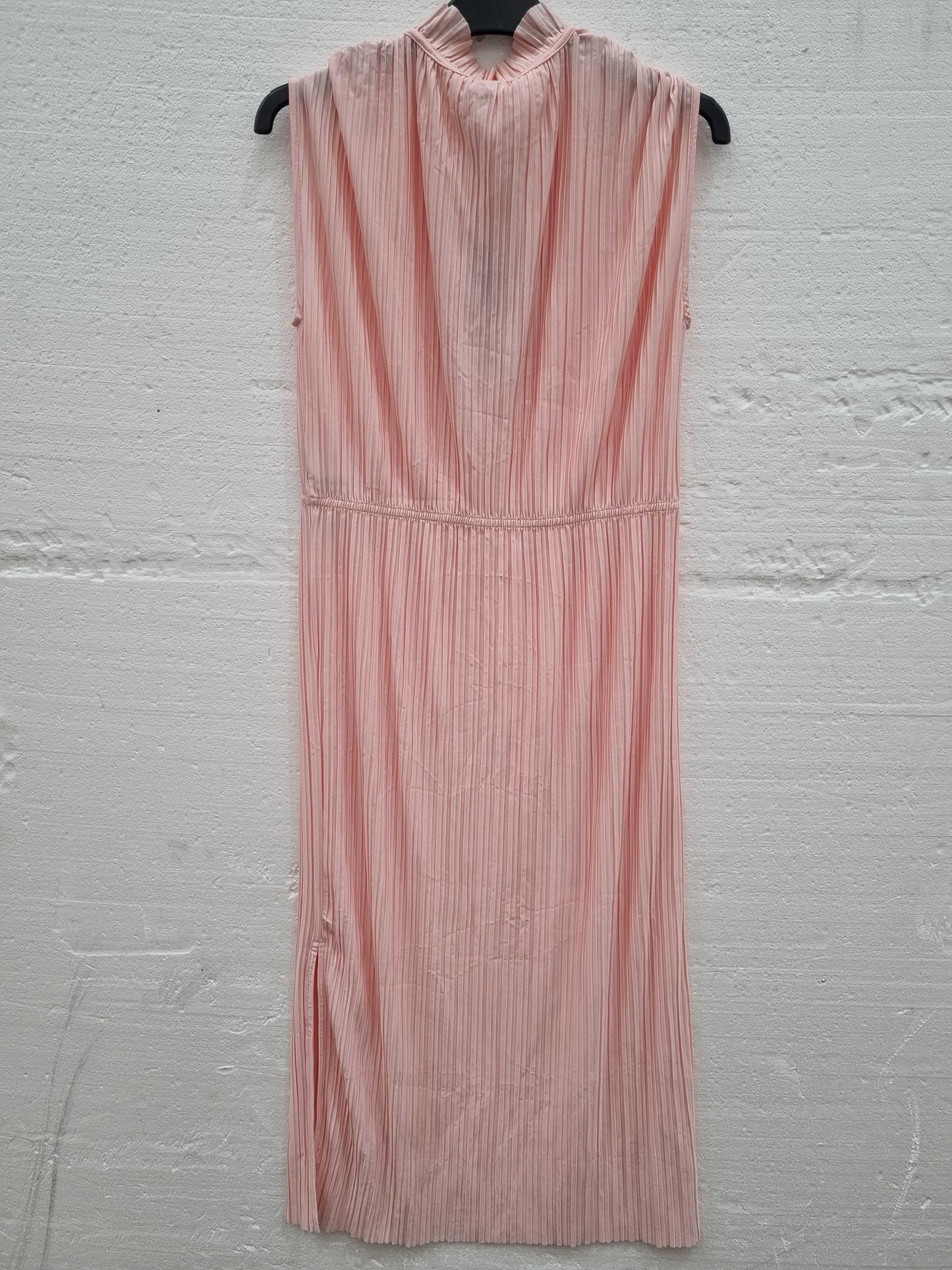 Boss Pink Emals Pleated Dress Pink XSmall