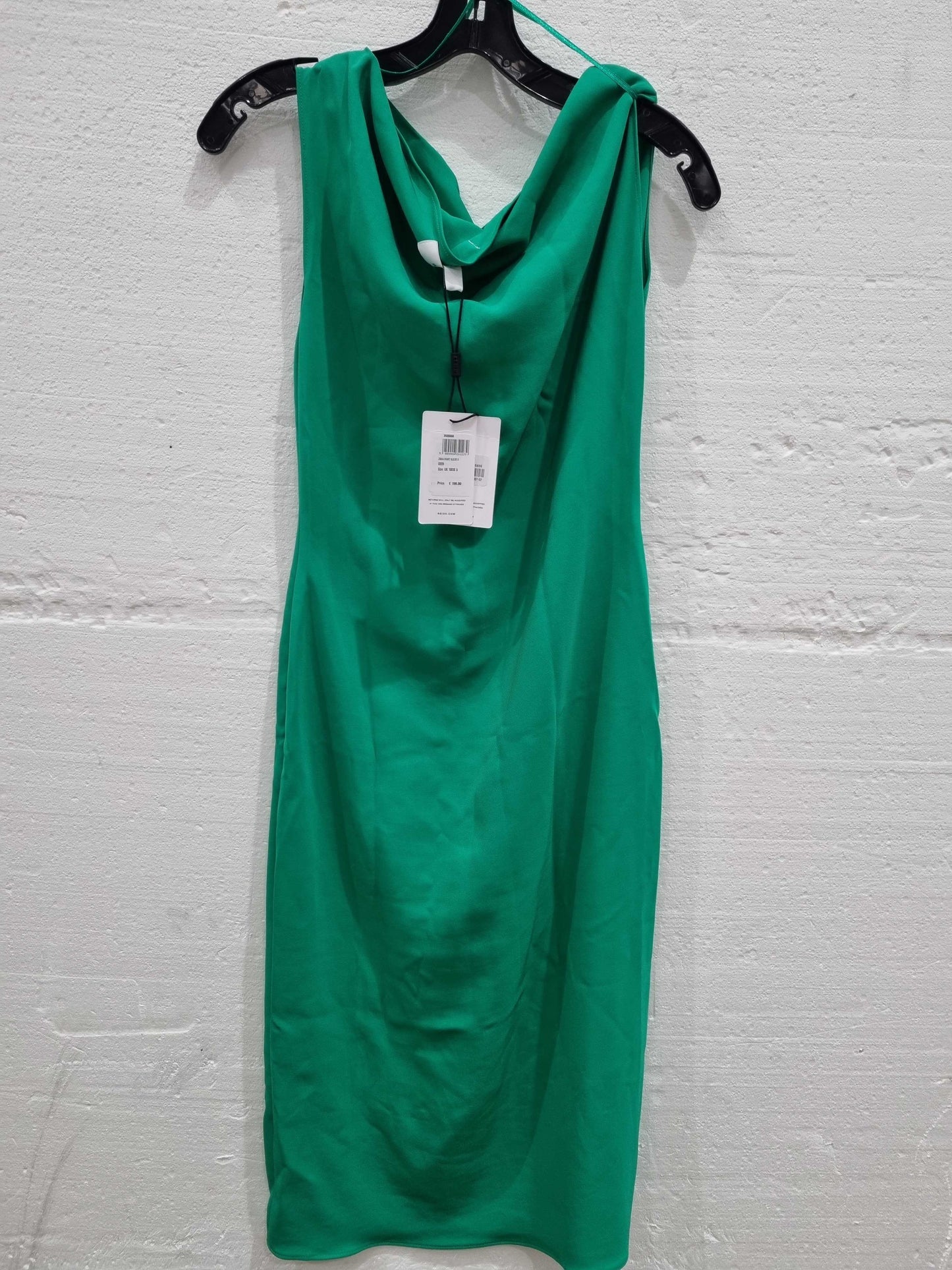 Reiss Green Zaria Petite Dress Green UK 10