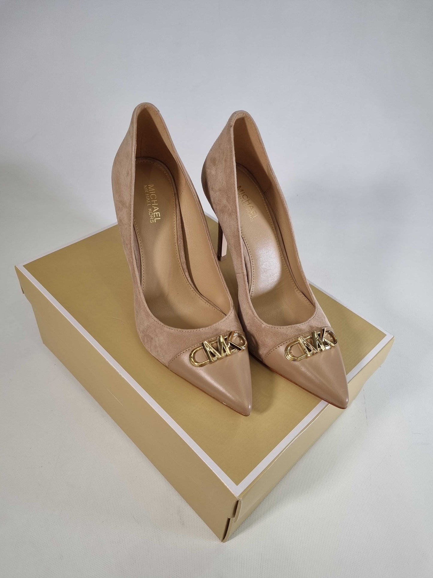 Michael Kors Camel Parken Heeled Pumps Camel UK 4.5