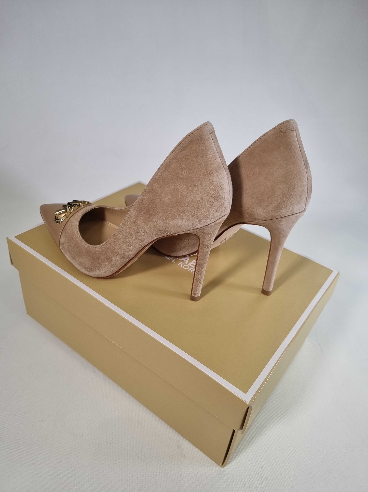 Michael Kors Camel Parken Heeled Pumps Camel UK 4.5