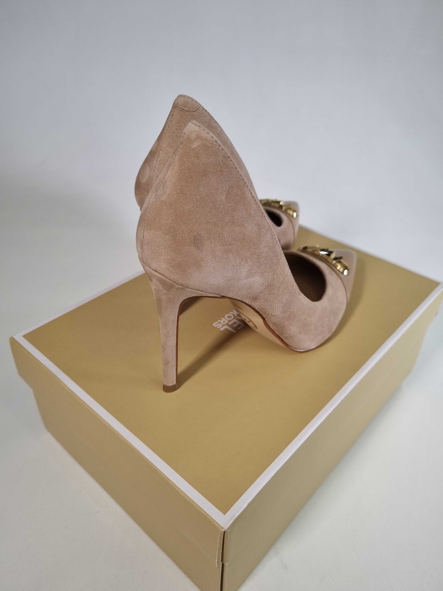 Michael Kors Camel Parken Heeled Pumps Camel UK 4.5