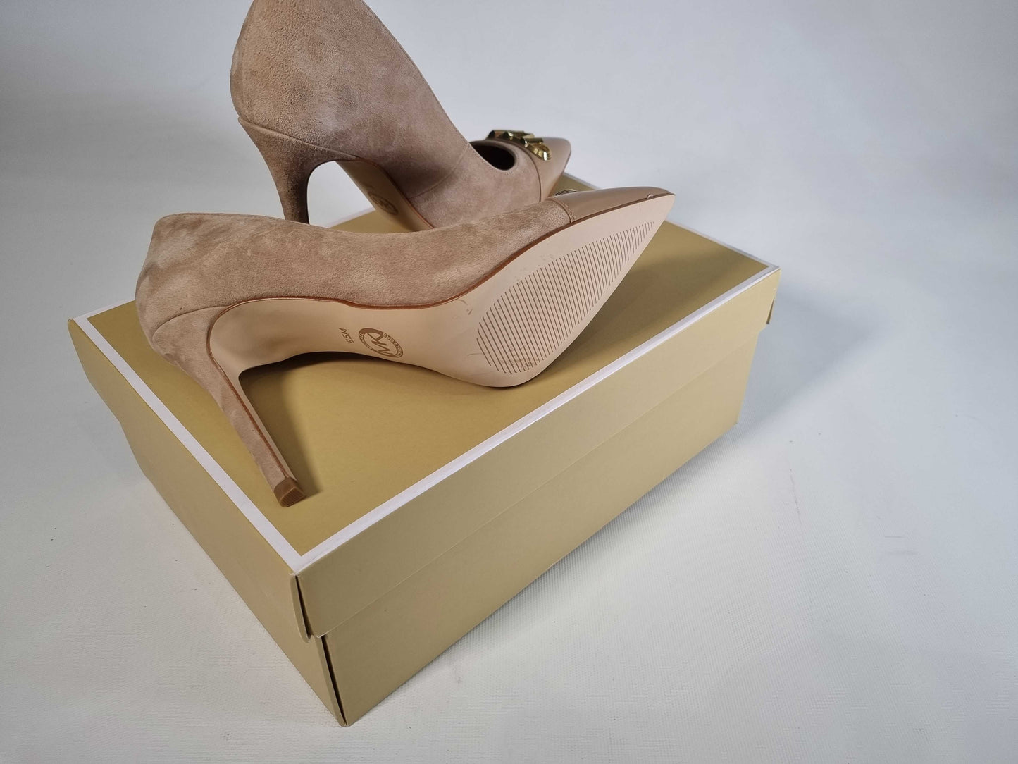 Michael Kors Camel Parken Heeled Pumps Camel UK 4.5