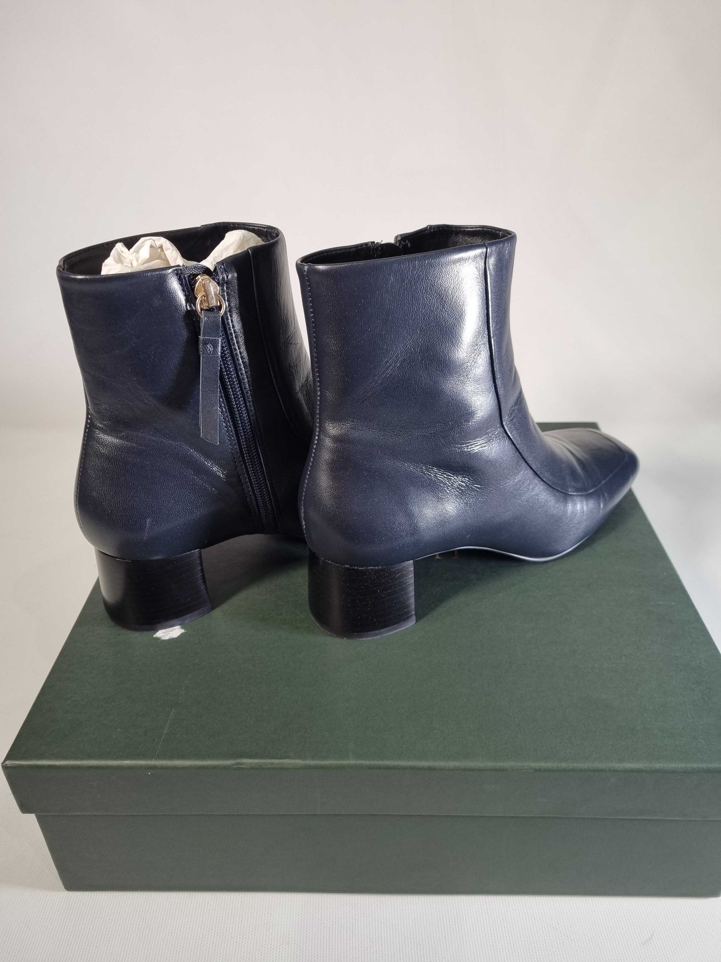 Hobbs London Ottilie Ankle Boot Navy  UK 6