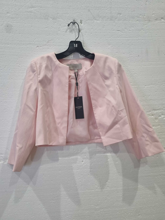 Hobbs London Arizona Jacket Light pink  UK 8