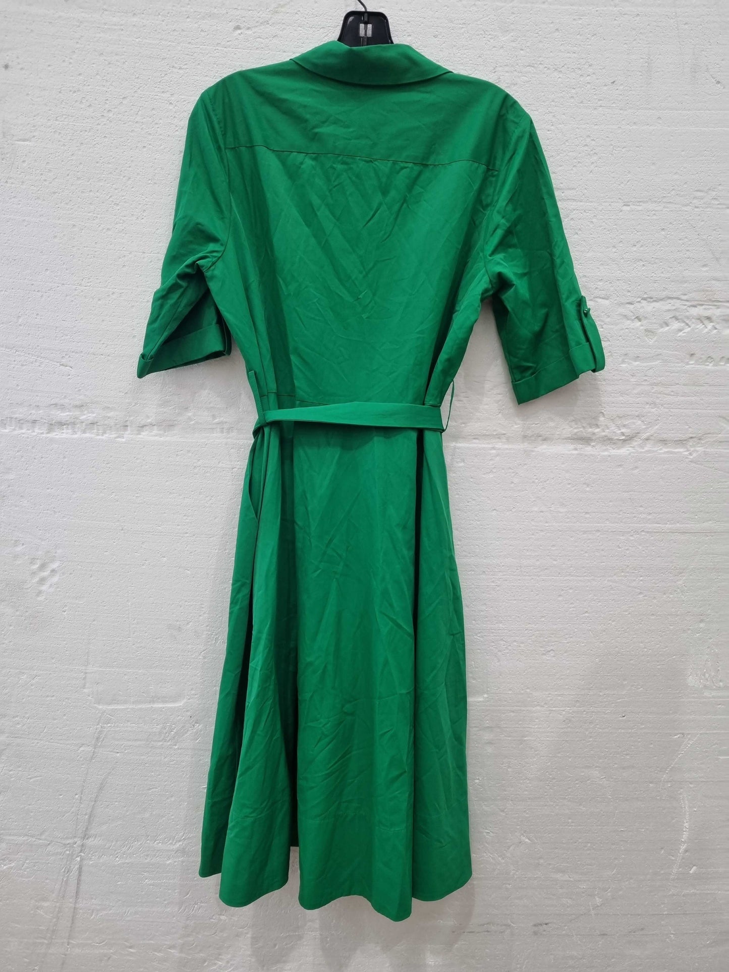 Hobbs London Tyra Belted Dress Green UK 12