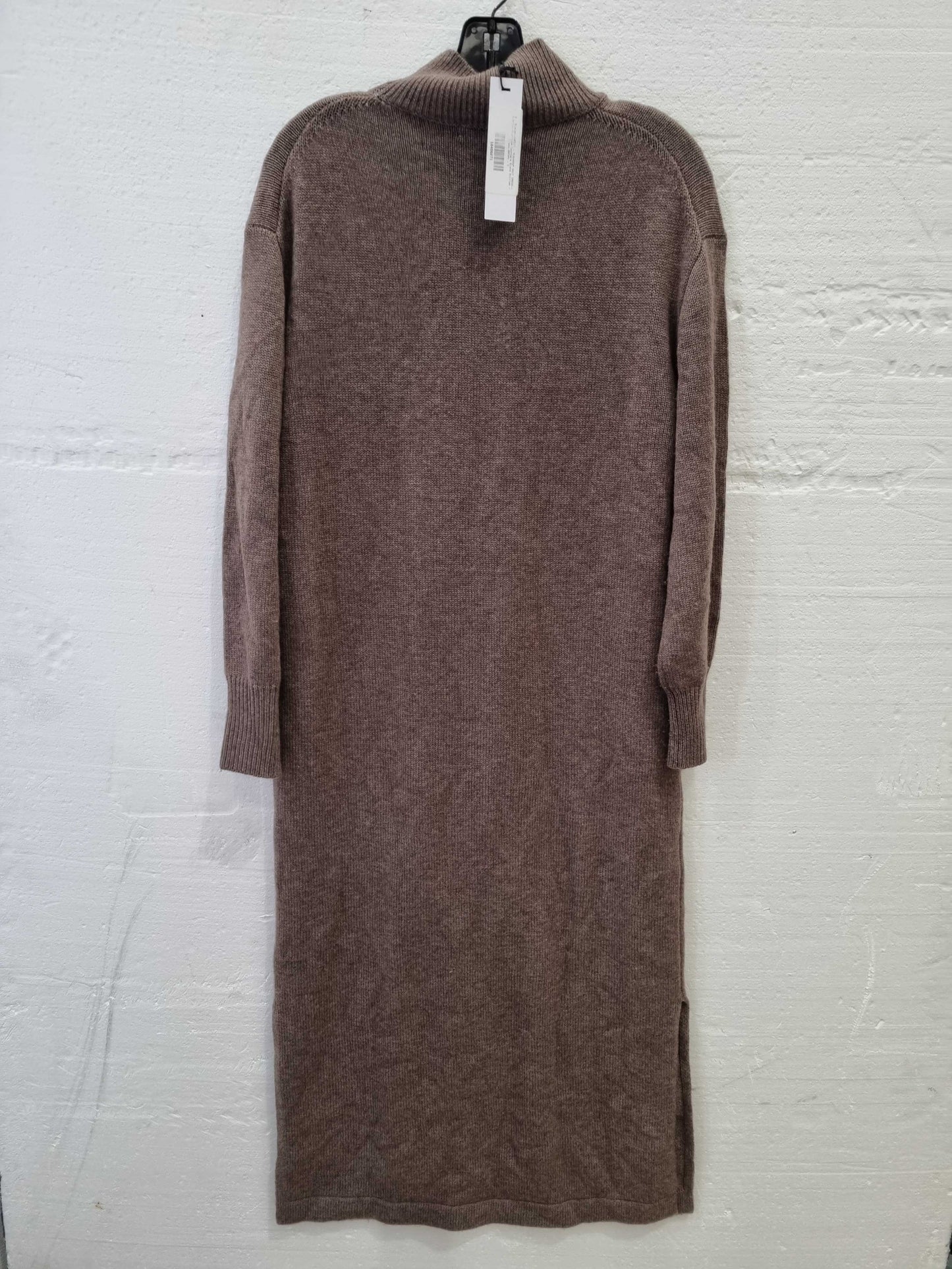 N�� Eleven Brown Wool Knit Dress Brown Small