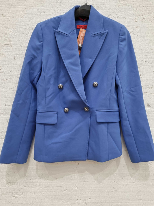 Max&Co Iguizzox Single Breasted Blazer Blue Uk 8 Blue Uk 8