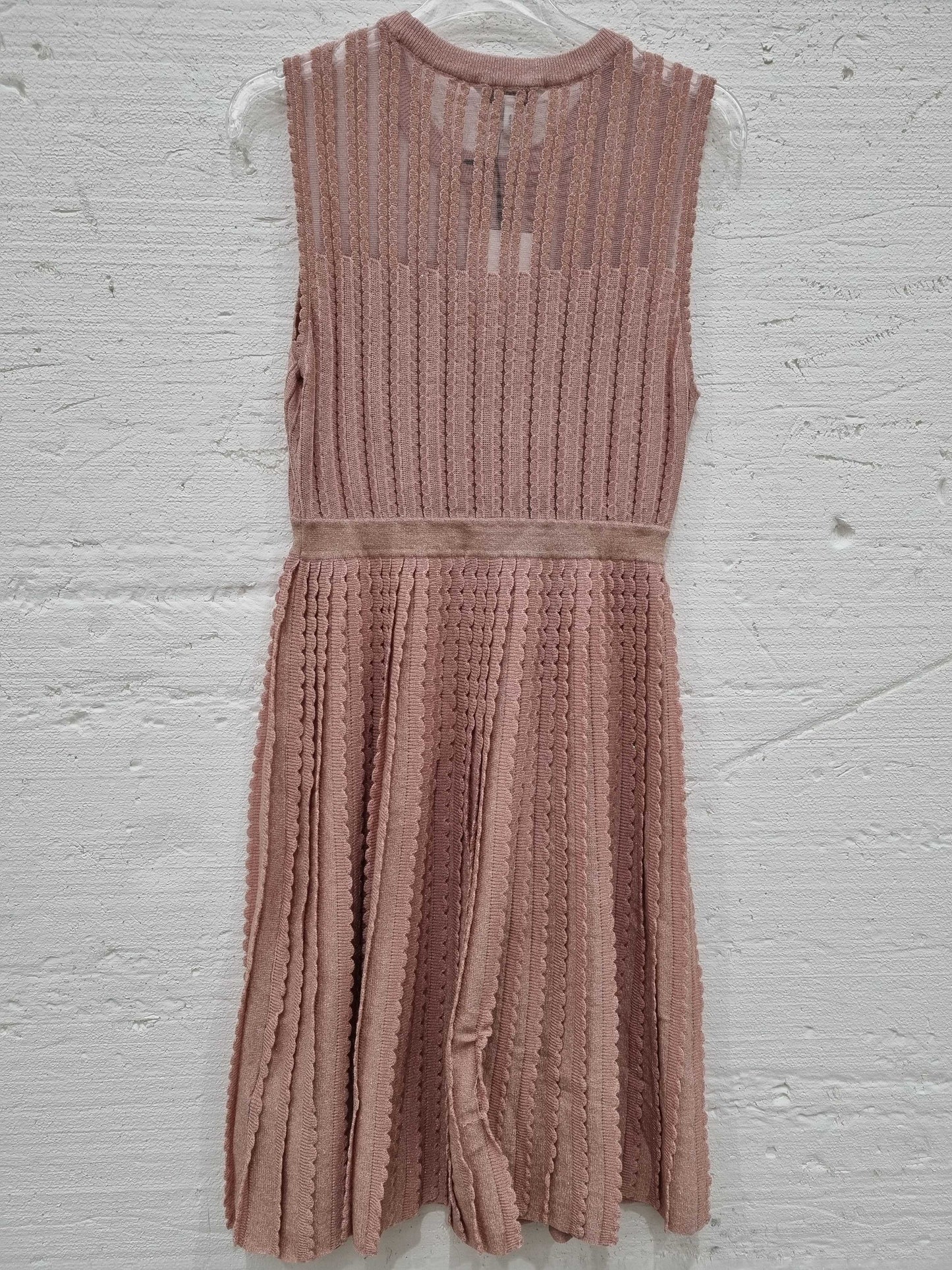 L K Bennett Pink Andrea Midi Dress Pink Medium Pink Medium